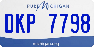 MI license plate DKP7798