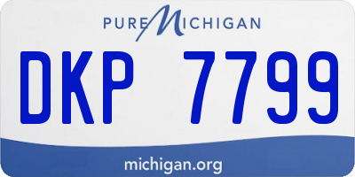 MI license plate DKP7799