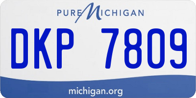 MI license plate DKP7809
