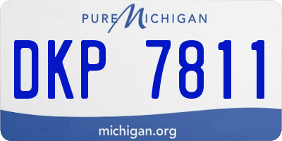 MI license plate DKP7811