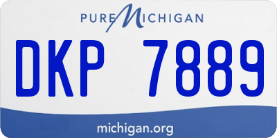 MI license plate DKP7889