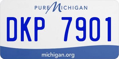 MI license plate DKP7901