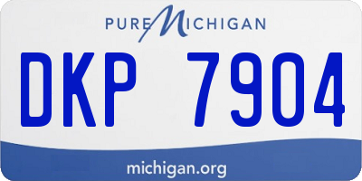 MI license plate DKP7904
