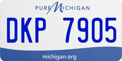 MI license plate DKP7905