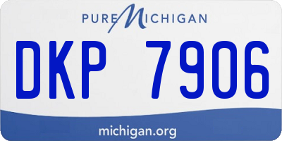 MI license plate DKP7906