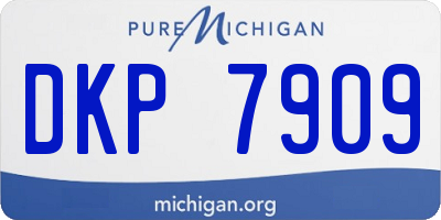 MI license plate DKP7909