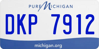 MI license plate DKP7912