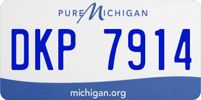 MI license plate DKP7914