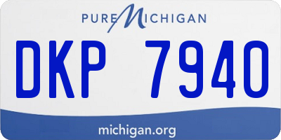 MI license plate DKP7940