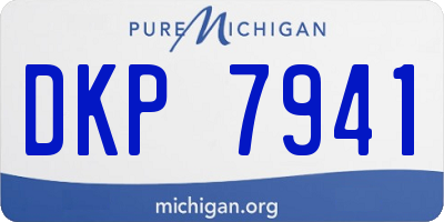 MI license plate DKP7941