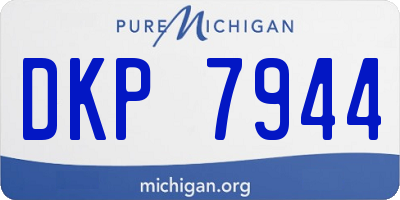 MI license plate DKP7944
