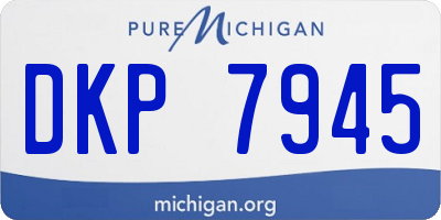 MI license plate DKP7945