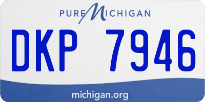 MI license plate DKP7946