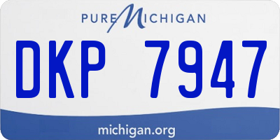 MI license plate DKP7947