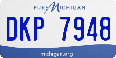 MI license plate DKP7948