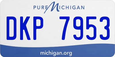 MI license plate DKP7953