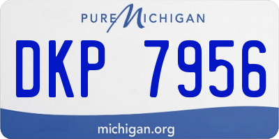 MI license plate DKP7956