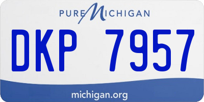 MI license plate DKP7957