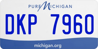 MI license plate DKP7960