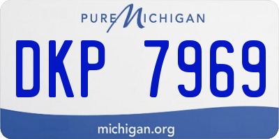 MI license plate DKP7969