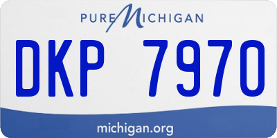MI license plate DKP7970