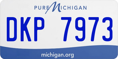 MI license plate DKP7973