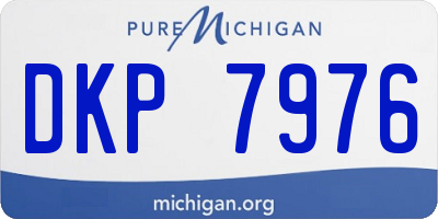 MI license plate DKP7976