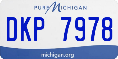 MI license plate DKP7978