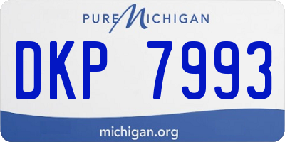 MI license plate DKP7993