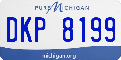 MI license plate DKP8199