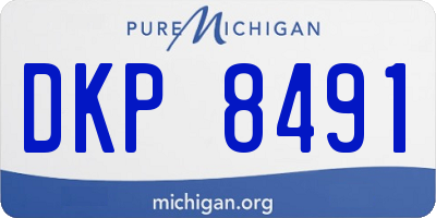 MI license plate DKP8491