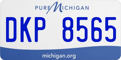 MI license plate DKP8565