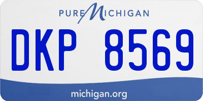 MI license plate DKP8569