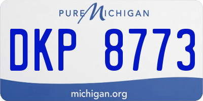 MI license plate DKP8773