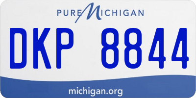MI license plate DKP8844