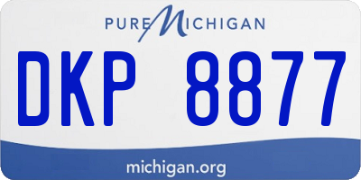 MI license plate DKP8877