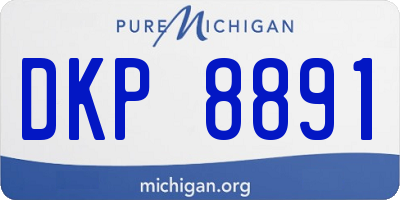 MI license plate DKP8891