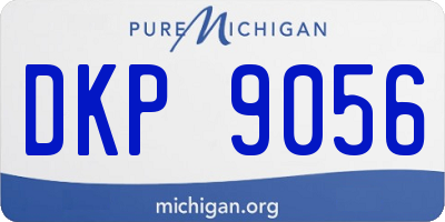 MI license plate DKP9056