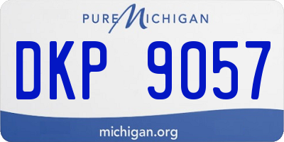 MI license plate DKP9057