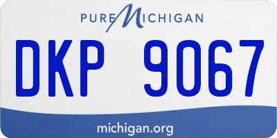 MI license plate DKP9067