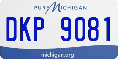 MI license plate DKP9081