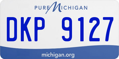 MI license plate DKP9127