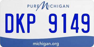 MI license plate DKP9149