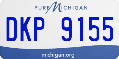 MI license plate DKP9155