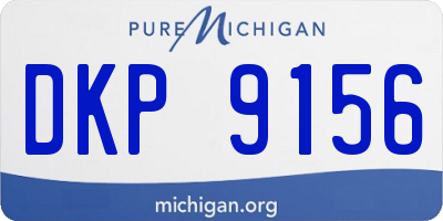 MI license plate DKP9156