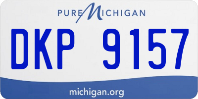 MI license plate DKP9157