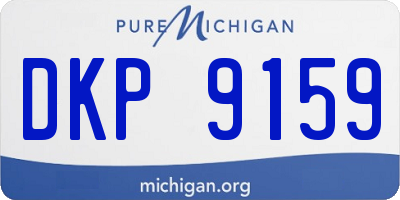 MI license plate DKP9159