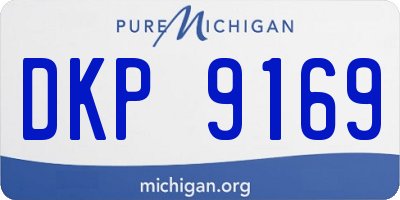 MI license plate DKP9169