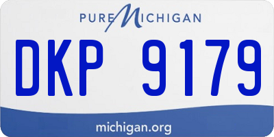 MI license plate DKP9179