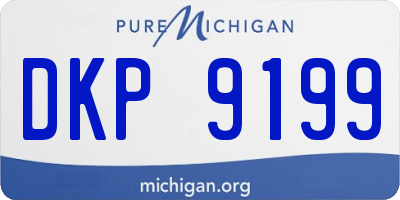 MI license plate DKP9199